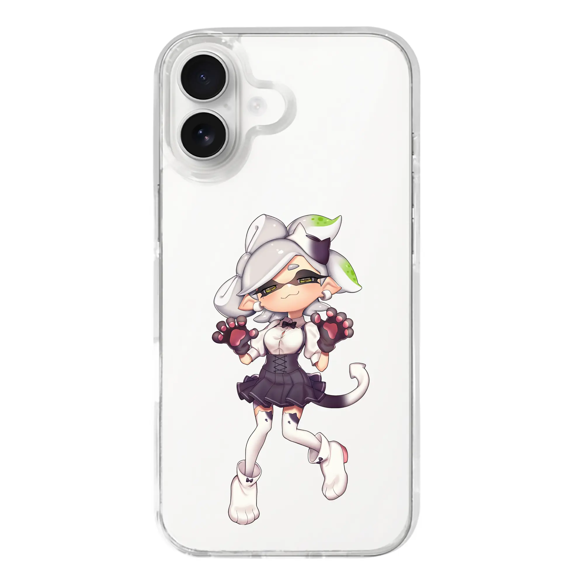 スプラトゥーン グッズ,シオカラーズ ホタル - iPhone 17シリーズ 透明スマホケース – 薄型・耐衝撃・精密フィット保護カバー